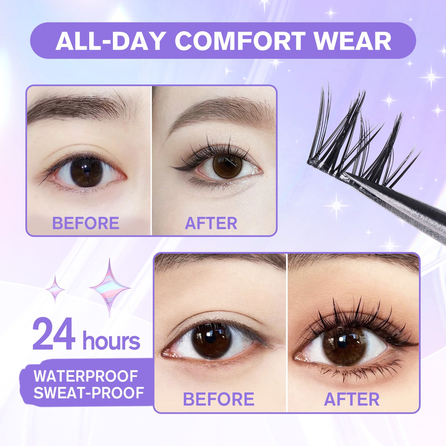 Party Night Magic Pre-glued Lashes -01 Party Glam