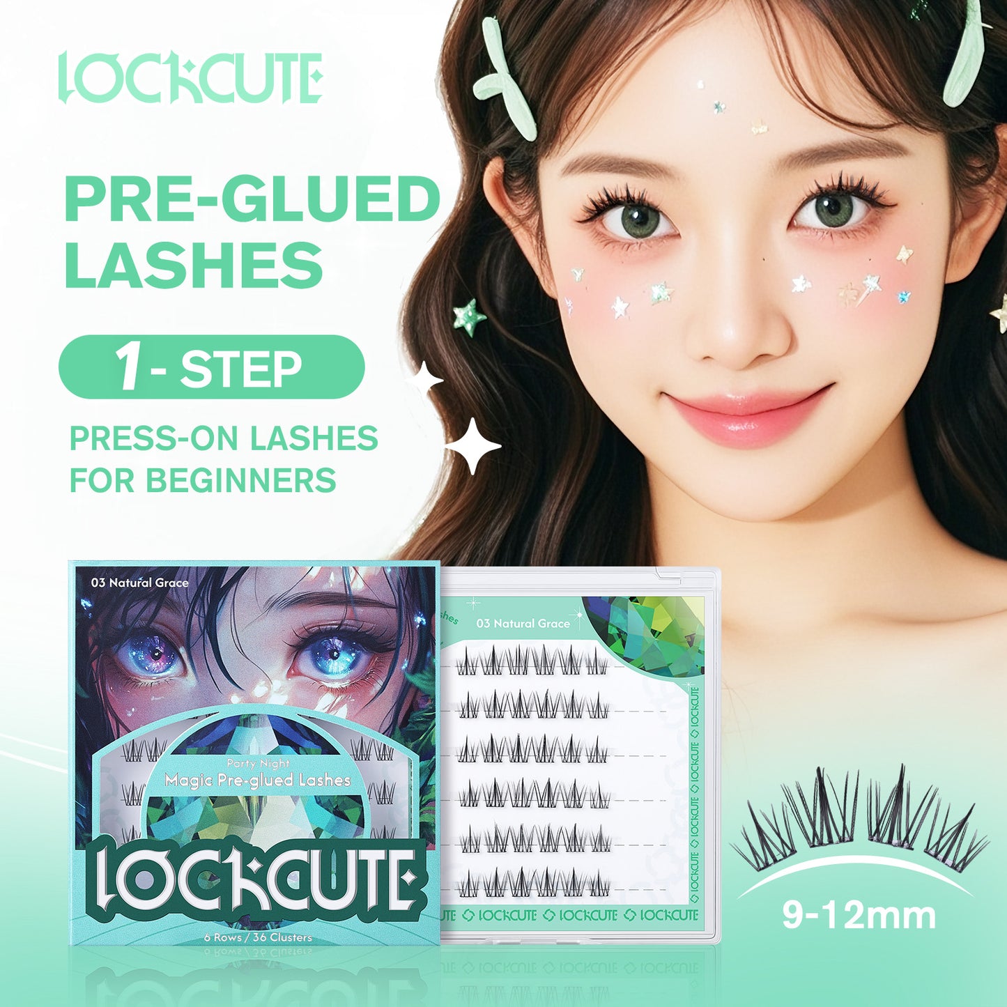 Party Night Magic Pre-glued Lashes - 03 Natural Grace
