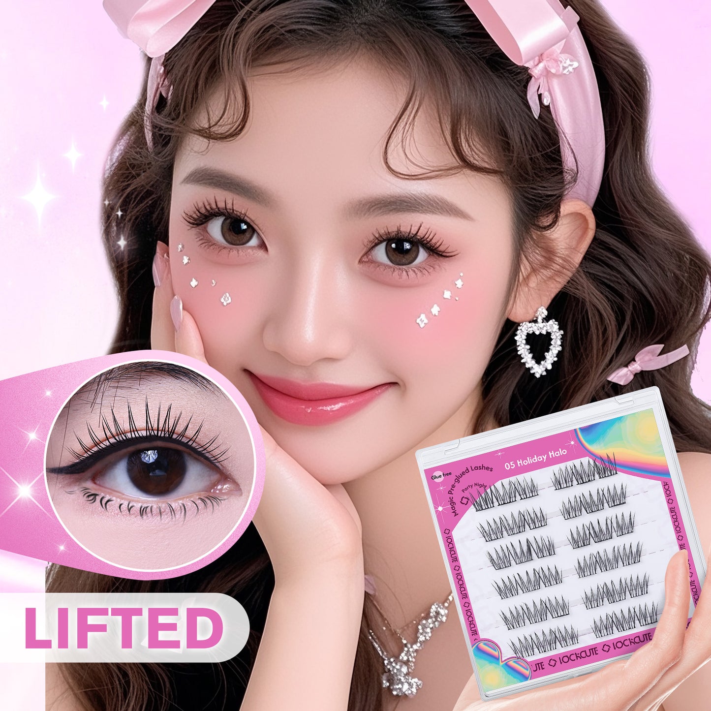 Party Night Magic Pre-glued Lashes - 04Festive Fantasy
