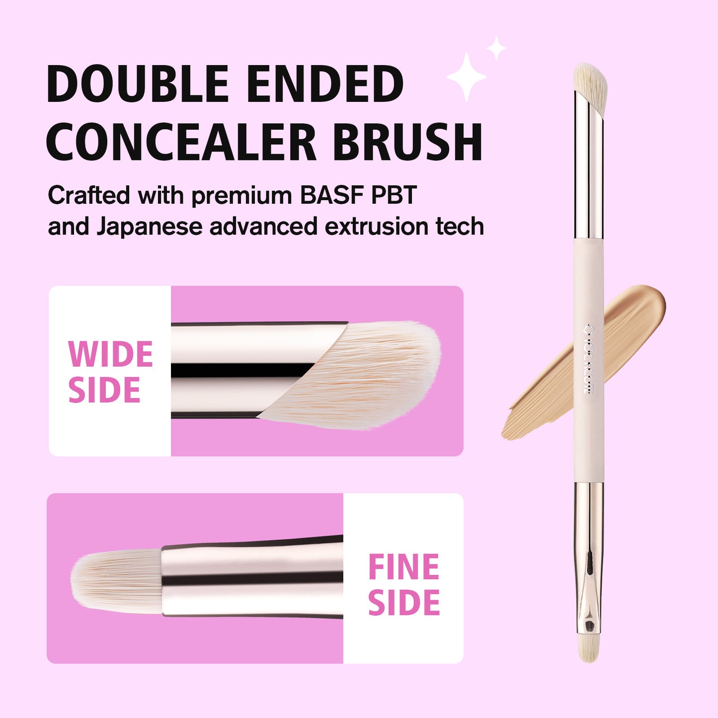 DOUBLE ENDED CONCEALER BRUSH