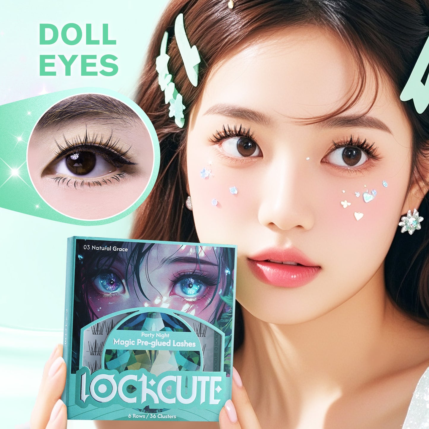 Party Night Magic Pre-glued Lashes - 03 Natural Grace
