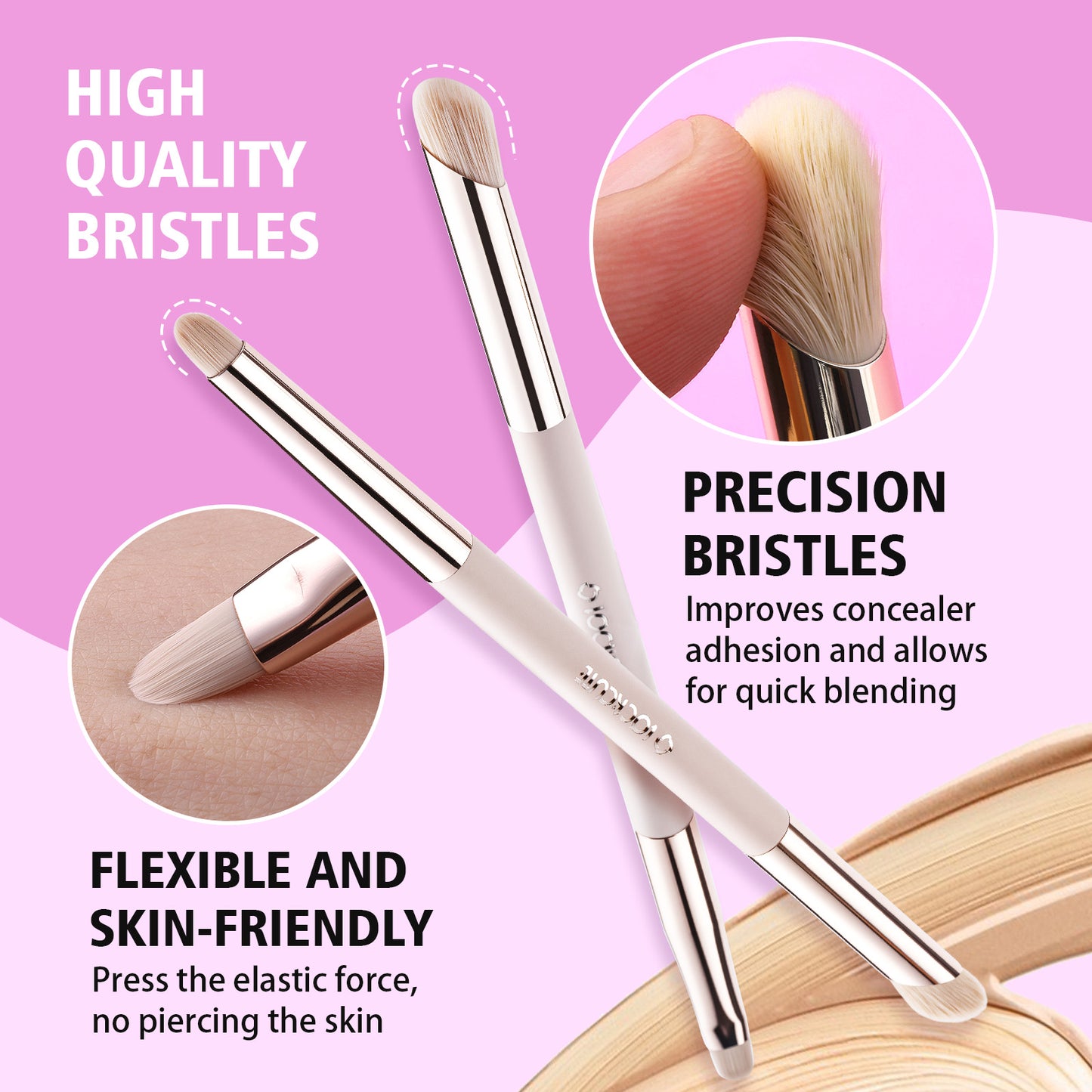 DOUBLE ENDED CONCEALER BRUSH