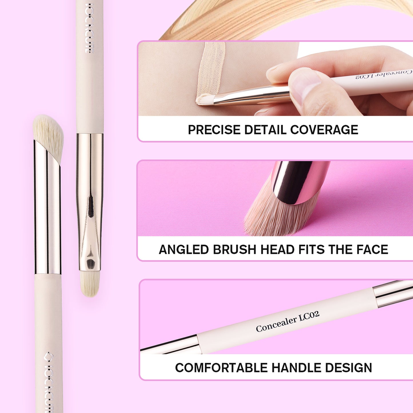 DOUBLE ENDED CONCEALER BRUSH