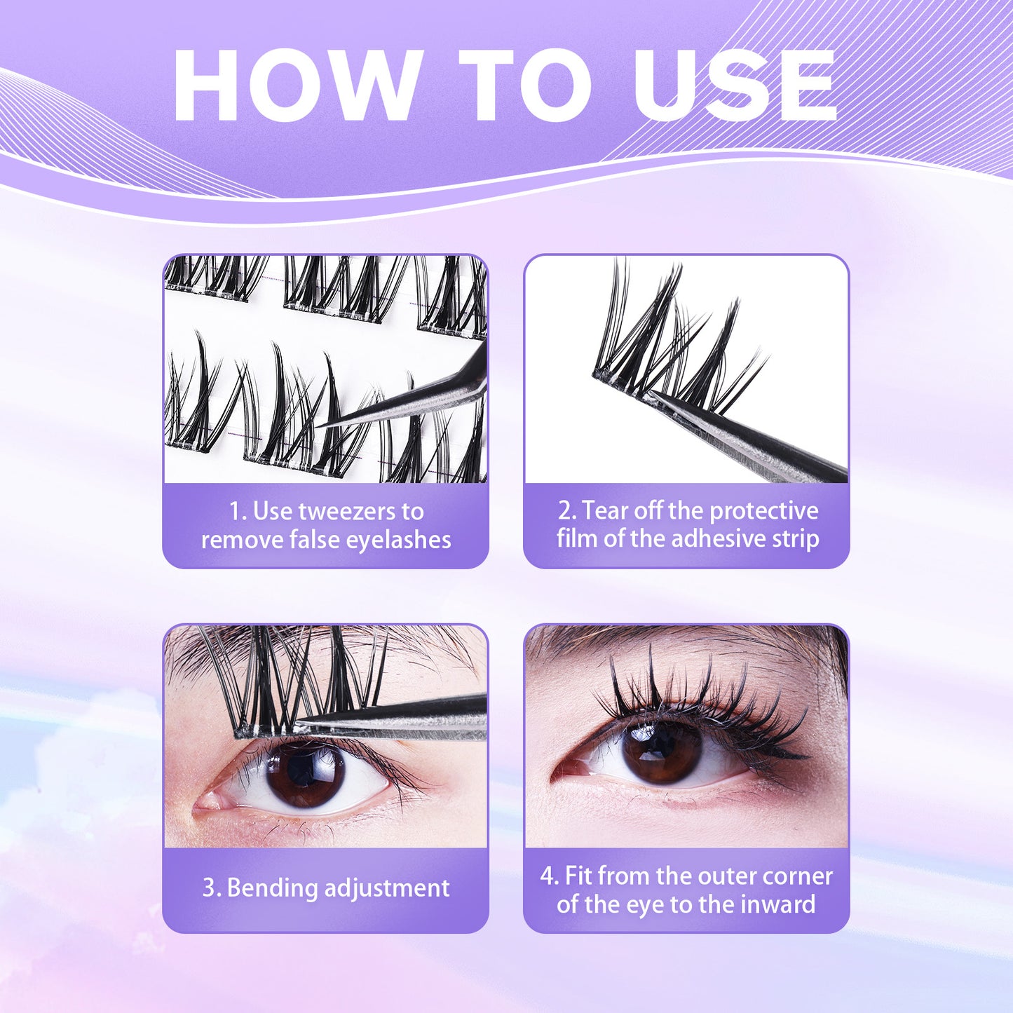Party Night Magic Pre-glued Lashes -01 Party Glam