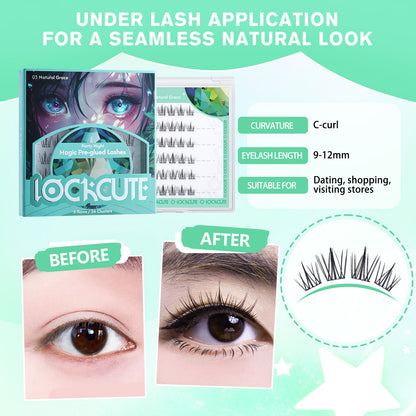 Party Night Magic Pre-glued Lashes - 03 Natural Grace