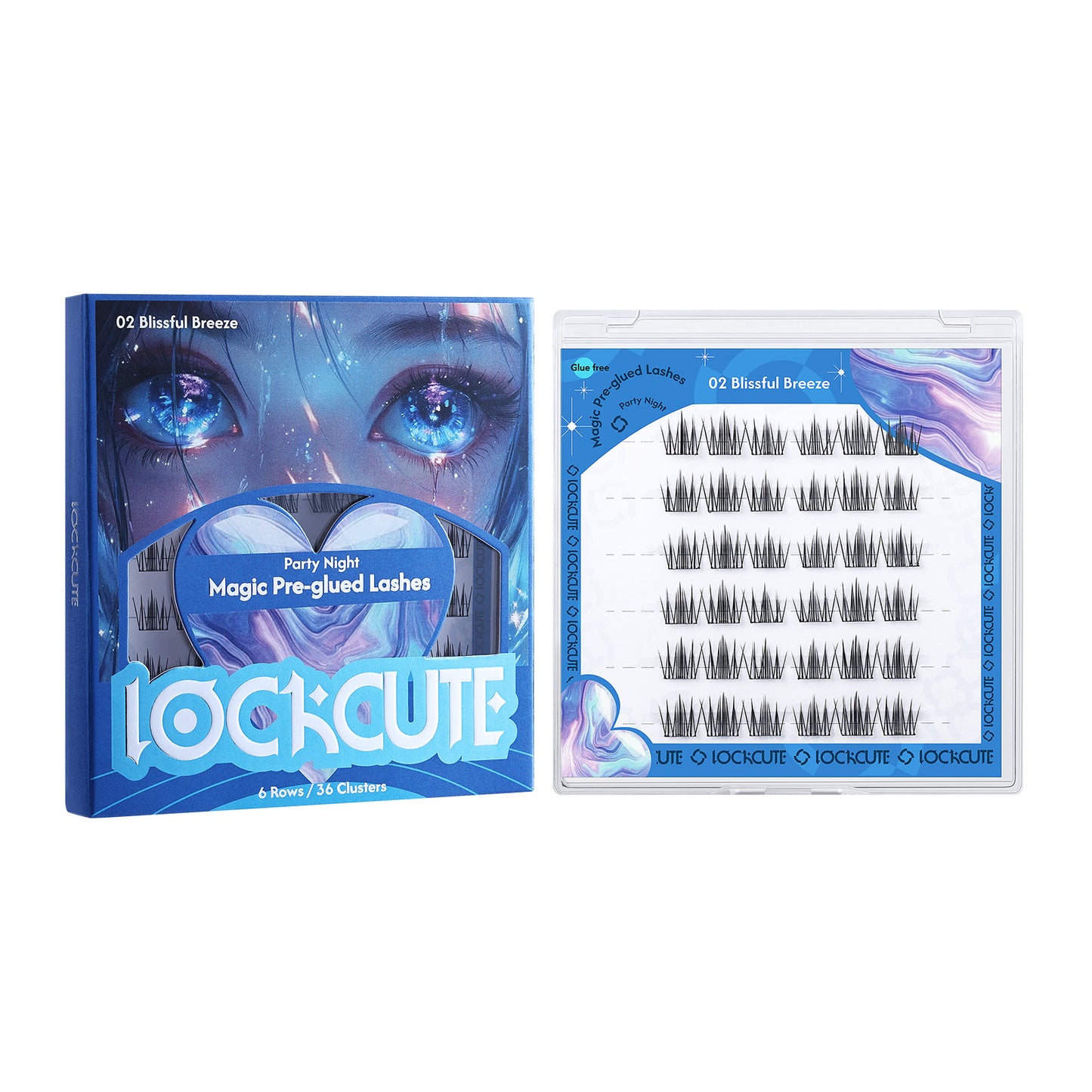 Party Night Magic Pre-glued Lashes - 02 Blissful Breeze