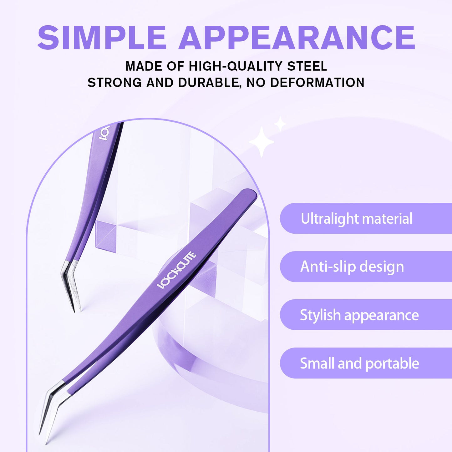 EYELASH TWEEZERS
