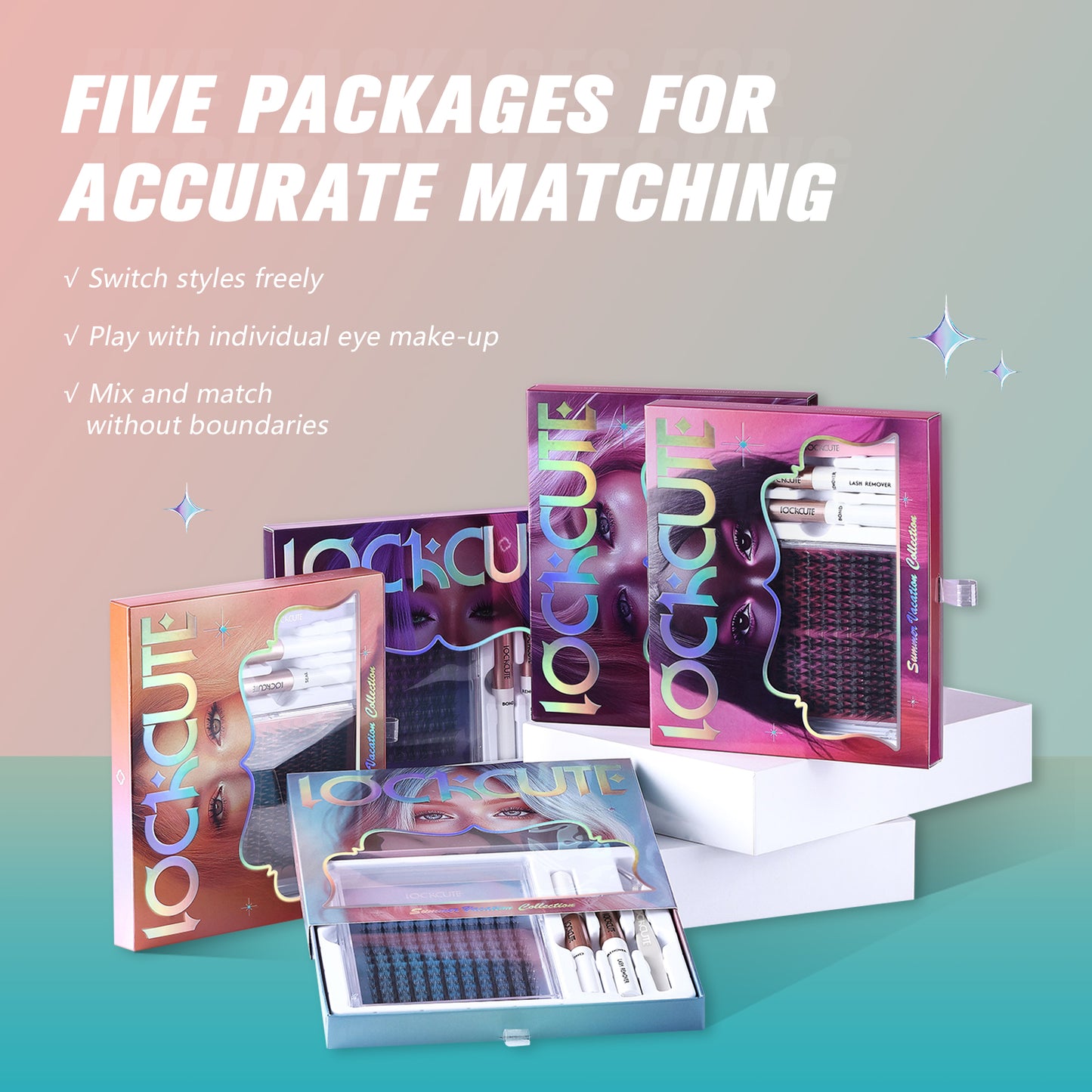 Lash Extension Kit ｜05  Ocean Breeze Lengths