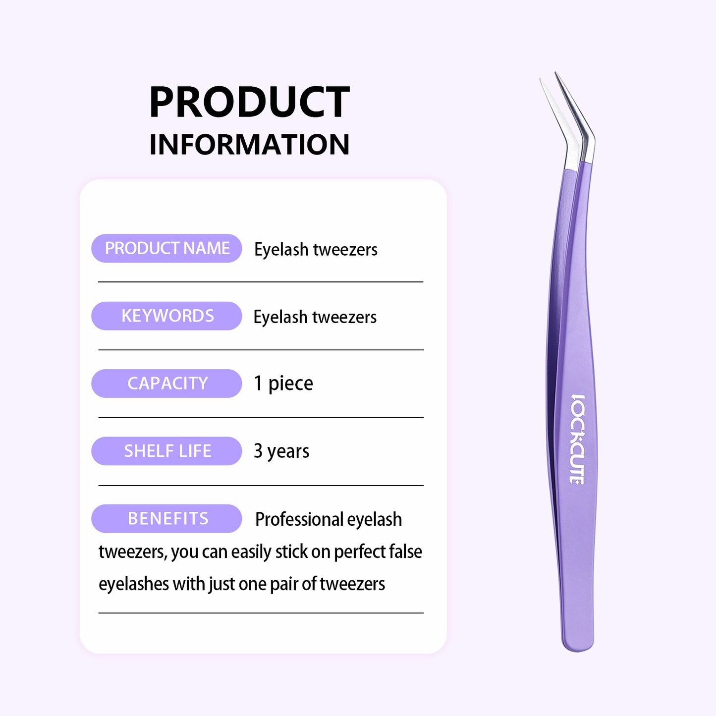 EYELASH TWEEZERS