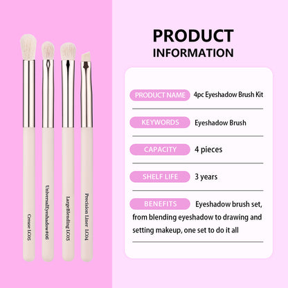 EYESHADOW BRUSH KIT( 4 PIECES )