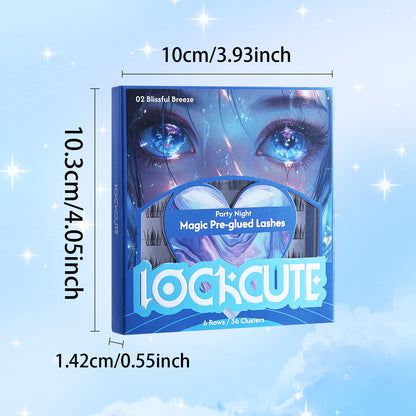 Party Night Magic Pre-glued Lashes - 02 Blissful Breeze